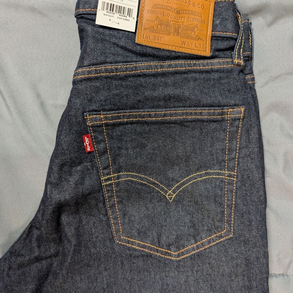 Levi's Men's Dark Blue Straight Jeans